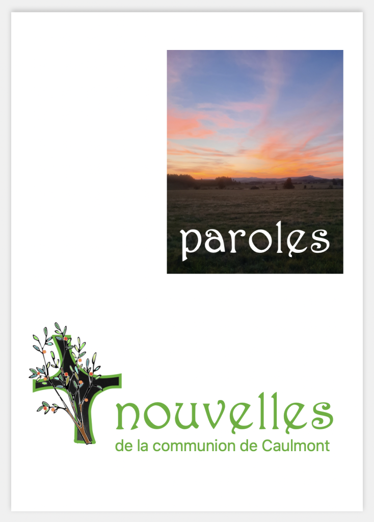 prochain numéro de nouvelles - couverture