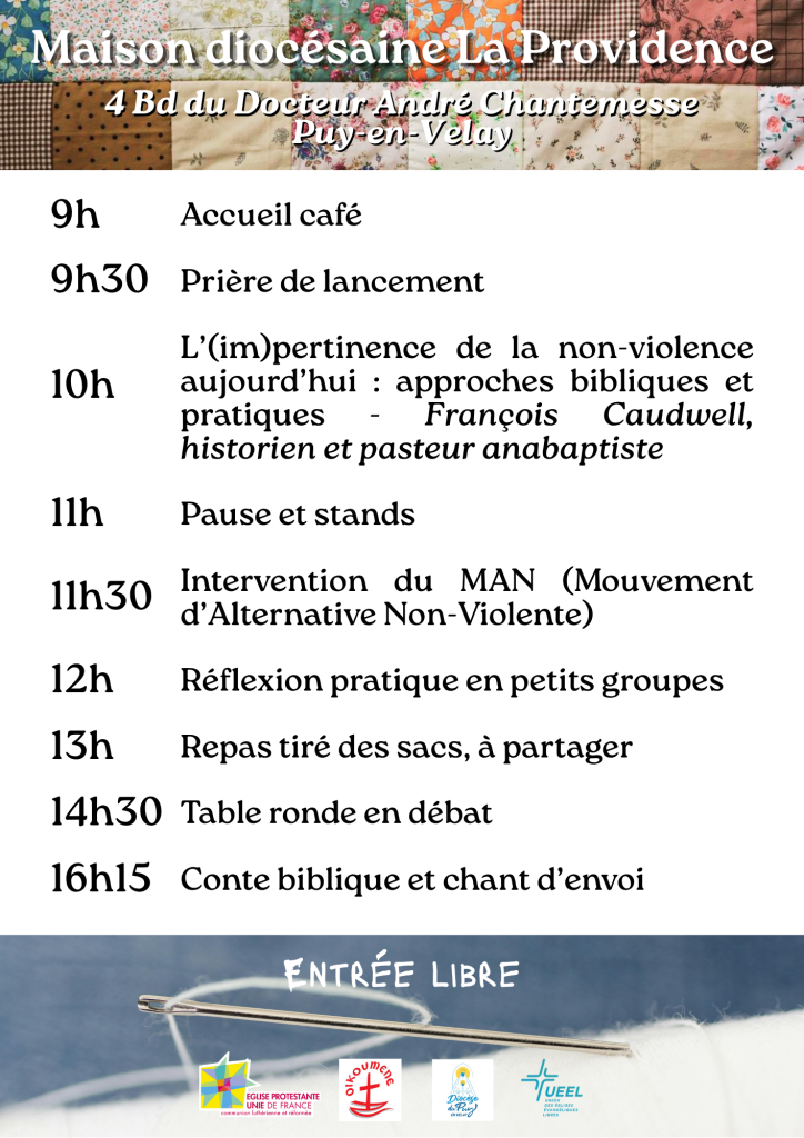 3 octobre journée œcuménique au Puy